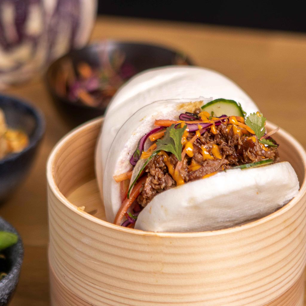 Déguster les authentiques Baos japonais sur la Côte d'Azur, pour les végétarien Bao au tofu